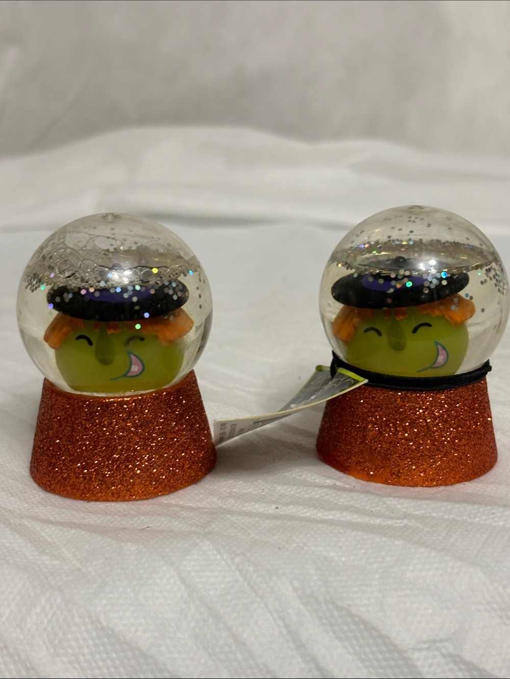 Hallmark Mini Witch Glitter Snow Globe bundle of 2